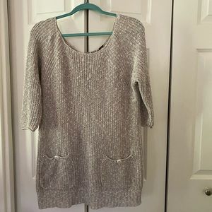 Free People Sweater Lightweight Natural Color